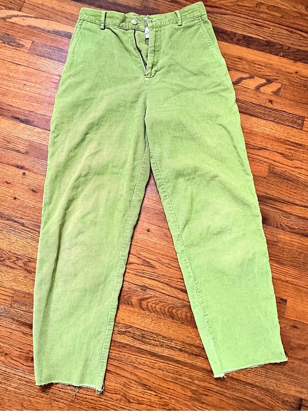 Brooks Brothers Cotton Wide Leg Pants in Green Size 4
